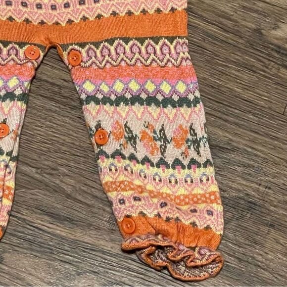 Matilda Jane Pumpkin Pie Choose Your Own Path Ruffle Sweater Knit Overalls 6-12 - Picture 6 of 10